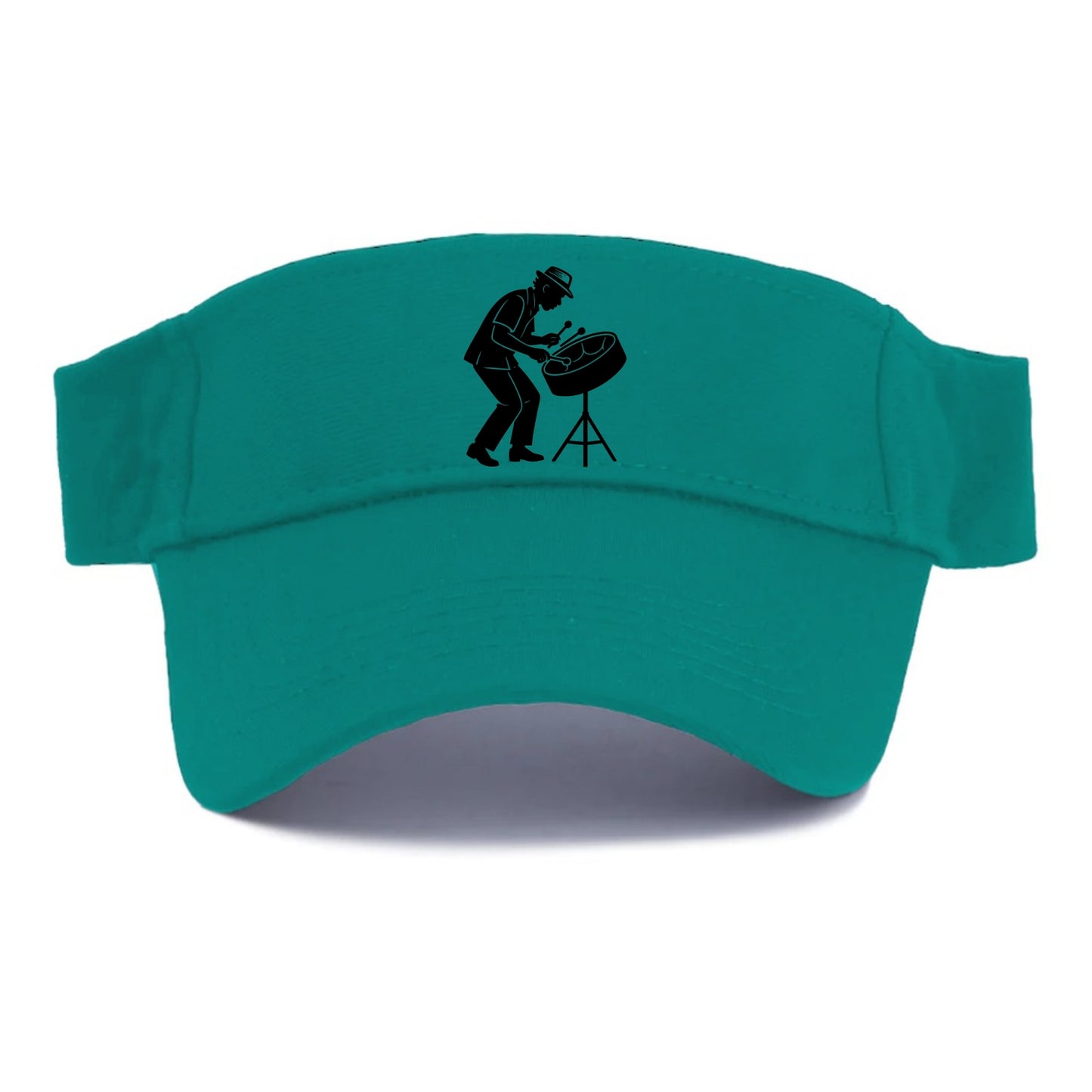 Steel drum player Caribbean rhythm - Visor - Forest Mist(Green)