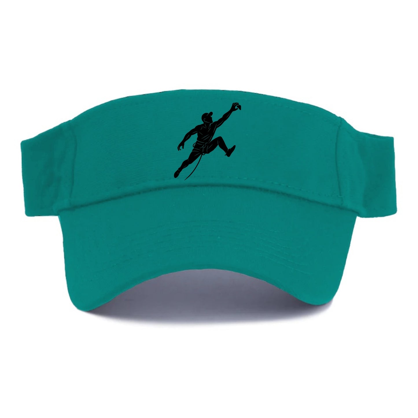 Rock wall climber reaching hold - Visor - Forest Mist(Green)