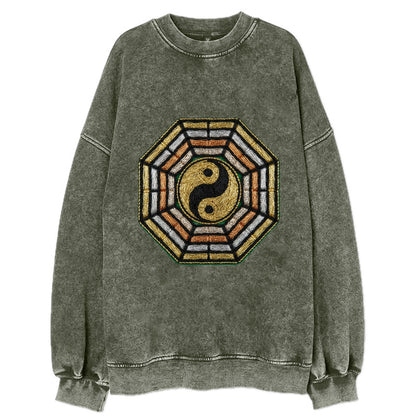 Bagua - Vintage Sweatshirt - Forest Mist(Green)
