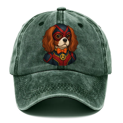 Cavalier King Charles Friendly Hero  - Classic Cap - Forest Mist(Green)