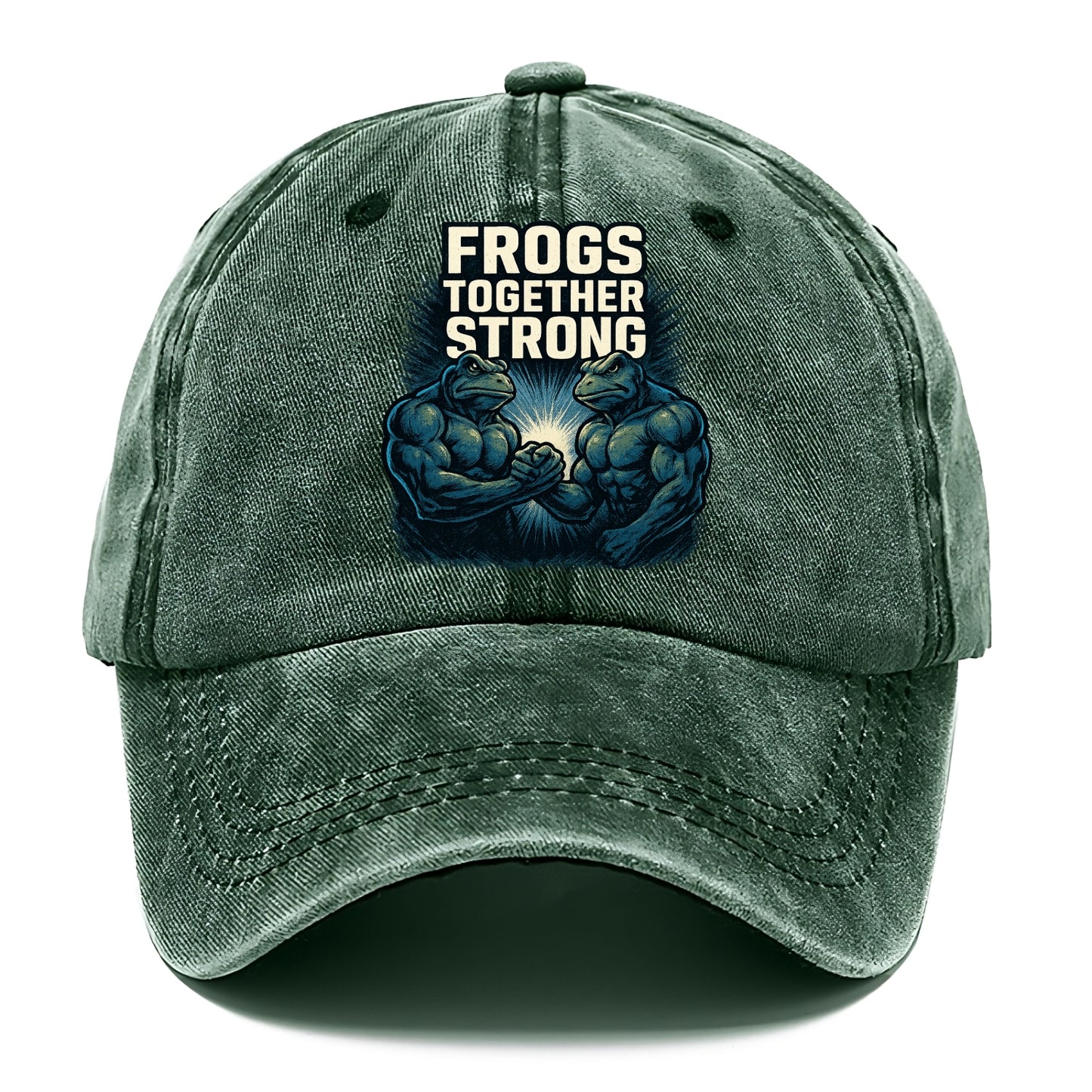 Frogs Together Strong 4 - Classic Cap - Forest Mist(Green)