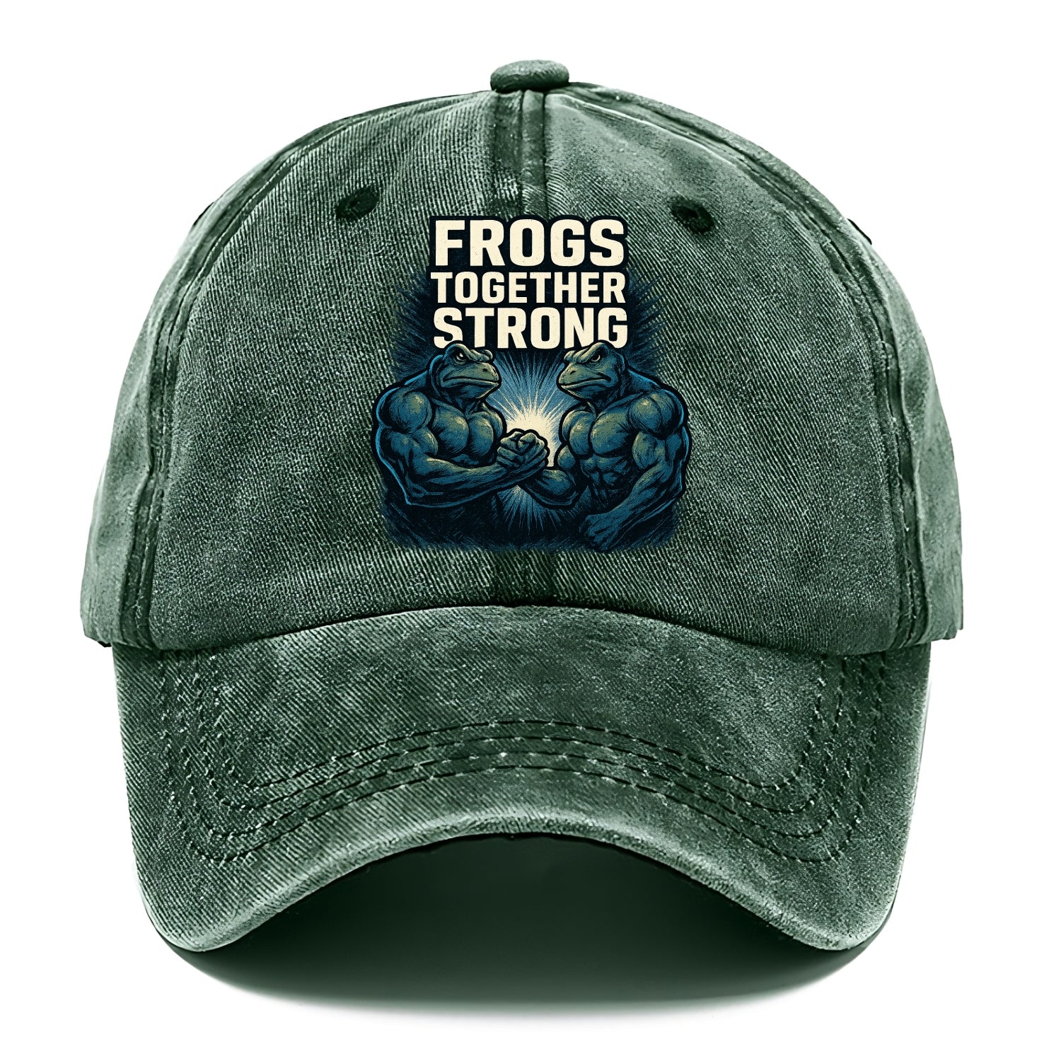 Frogs Together Strong 4 - Classic Cap - Forest Mist(Green)