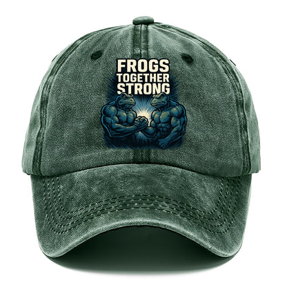 Frogs Together Strong 4 - Classic Cap - Forest Mist(Green)