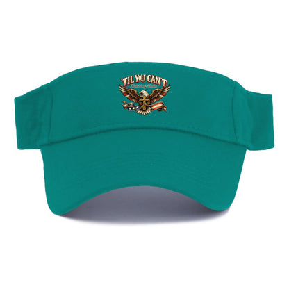 Til You Cant - Eagle Faith Freedom - Visor - Forest Mist(Green)