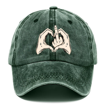 Love You Symbol - Classic Cap - Forest Mist(Green)