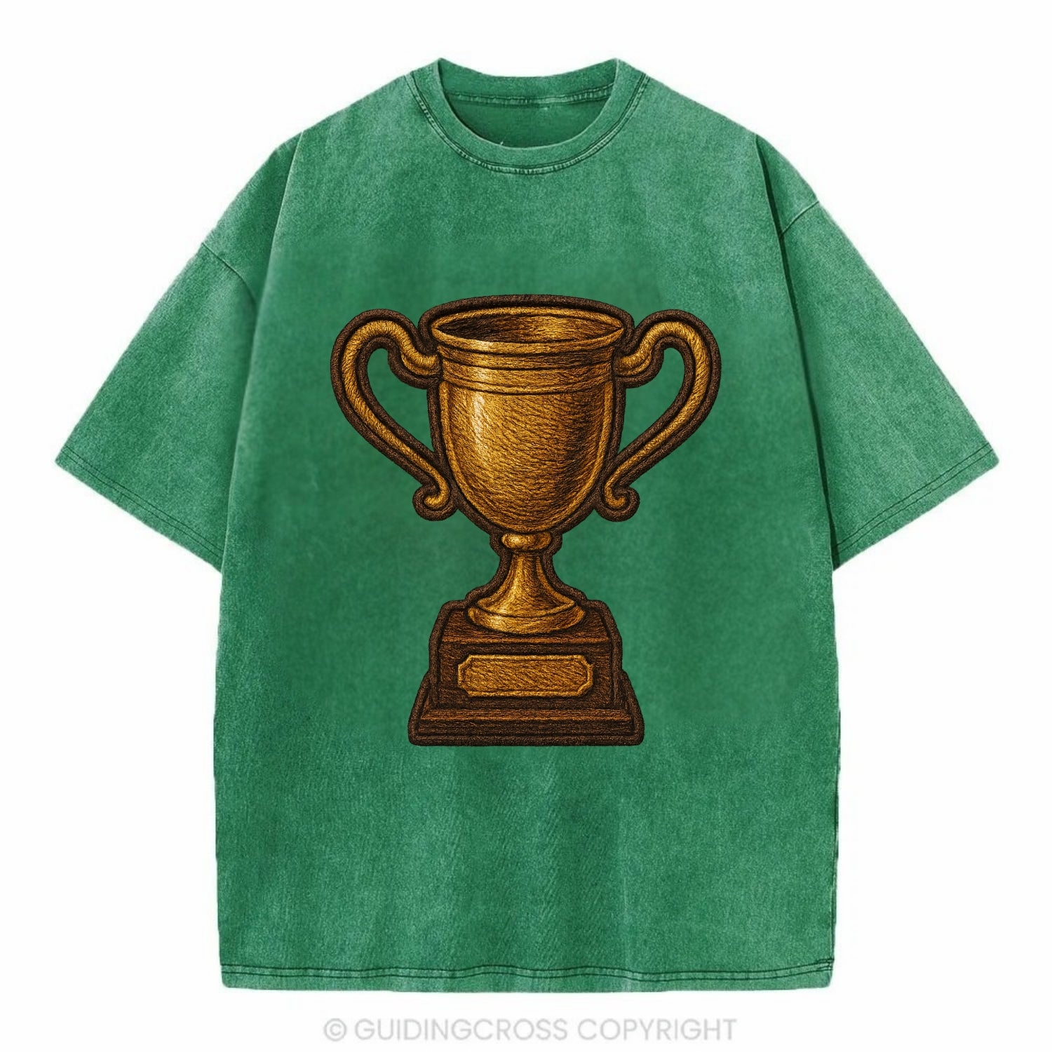 Trophy Cup  - Vintage T-shirt - Forest Mist(Green)
