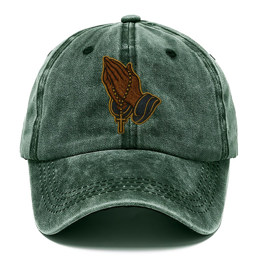 Praying Hands  - Classic Cap - Forest Mist(Green)