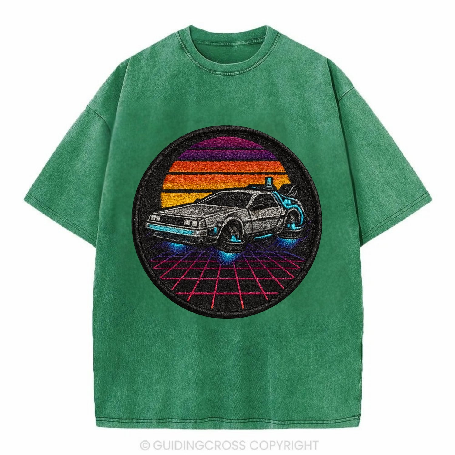 Retro Future - Vintage T-shirt - Forest Mist(Green)