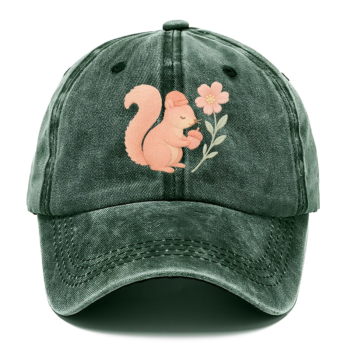 Coral Squirrel - Classic Cap - Forest Mist(Green)