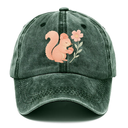 Coral Squirrel - Classic Cap - Forest Mist(Green)