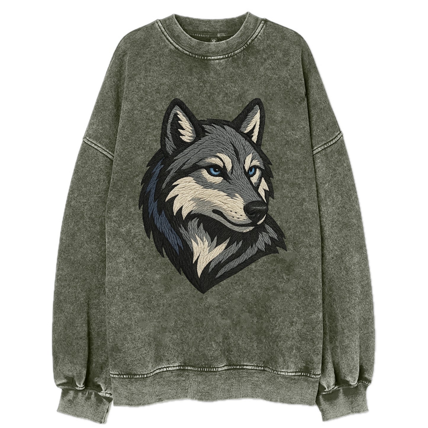 Silent But Deadly  - Vintage Sweatshirt - Forest Mist(Green)