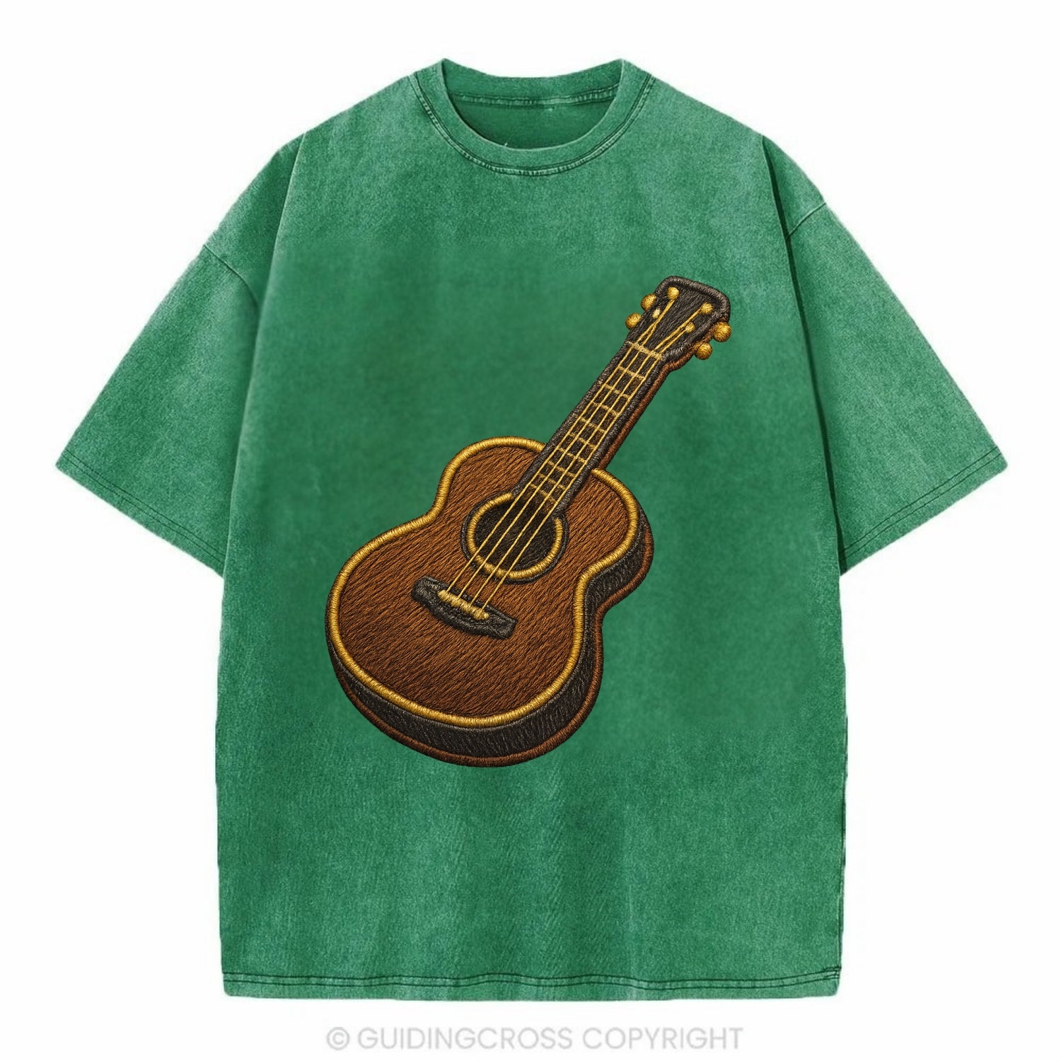 Vintage Guitar  - Vintage T-shirt - Forest Mist(Green)
