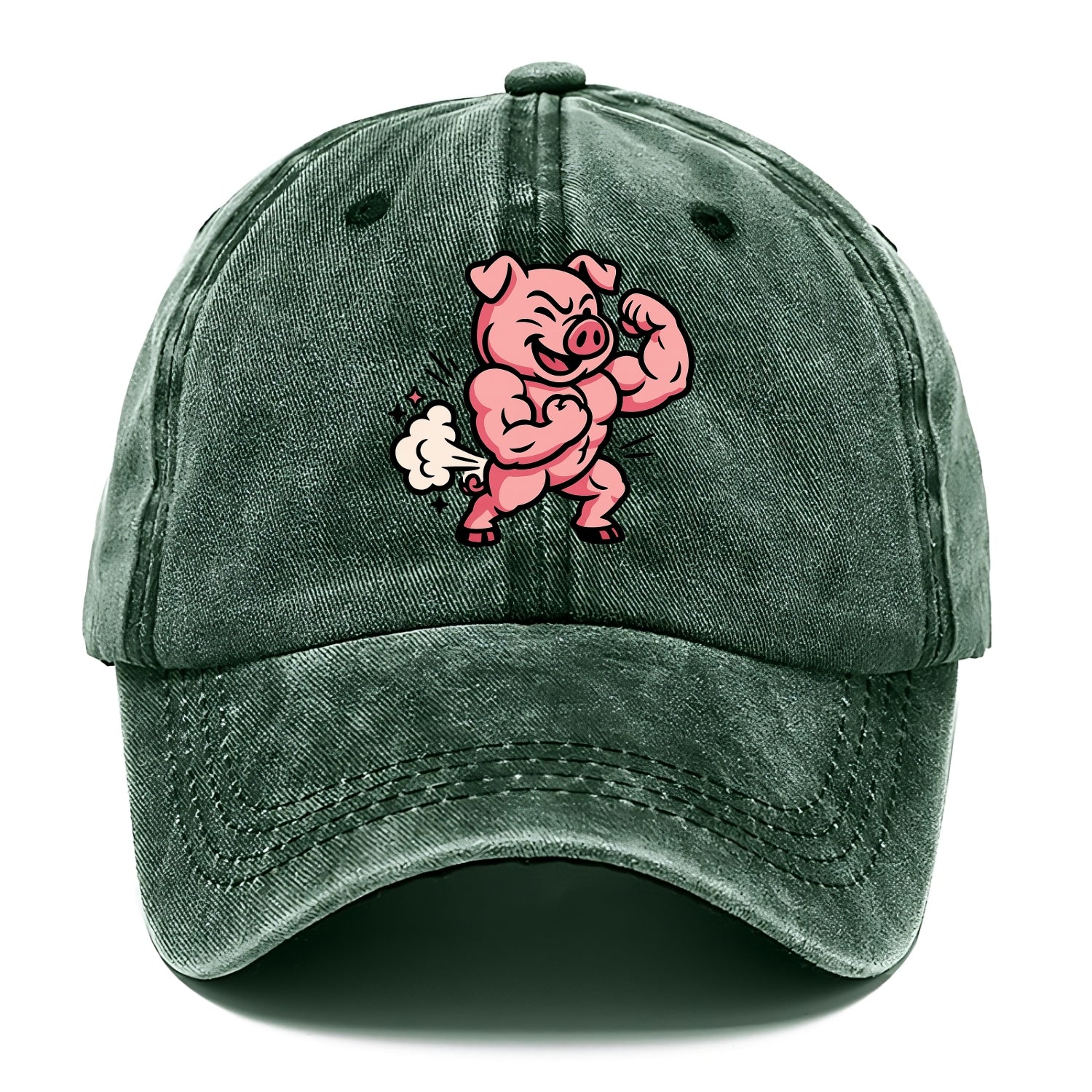 Strong Pig - Classic Cap - Forest Mist(Green)