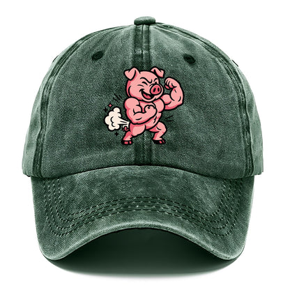 Strong Pig - Classic Cap - Forest Mist(Green)