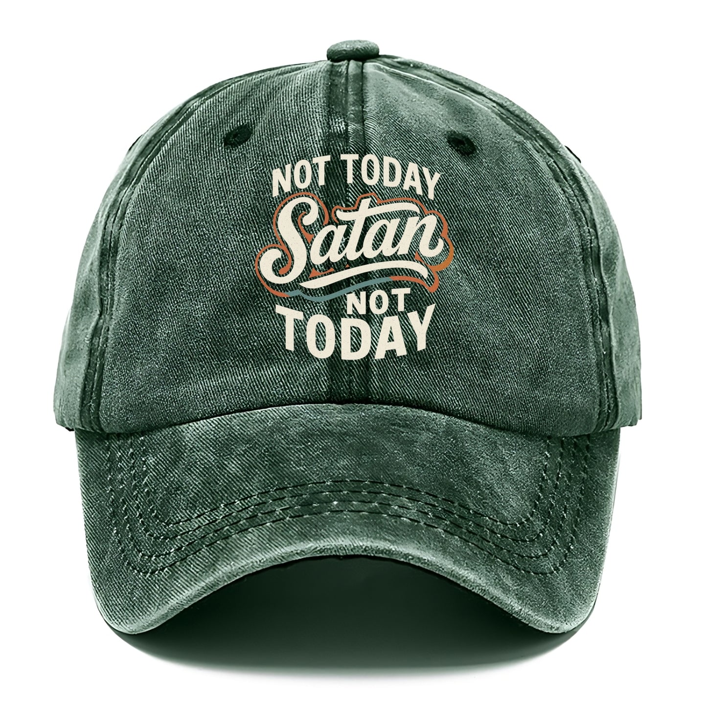 Not Today Satan - Not Today - Classic Cap - Forest Mist(Green)