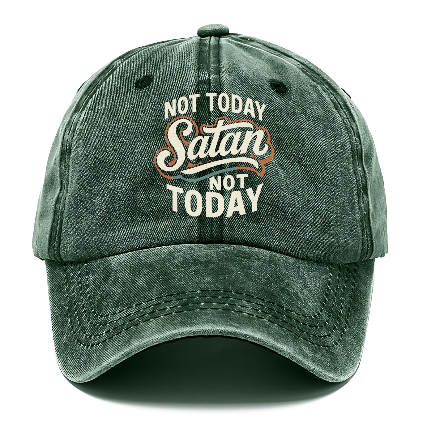 Not Today Satan - Not Today - Classic Cap - Forest Mist(Green)