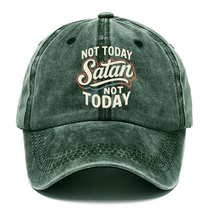 Not Today Satan - Not Today - Classic Cap - Forest Mist(Green)