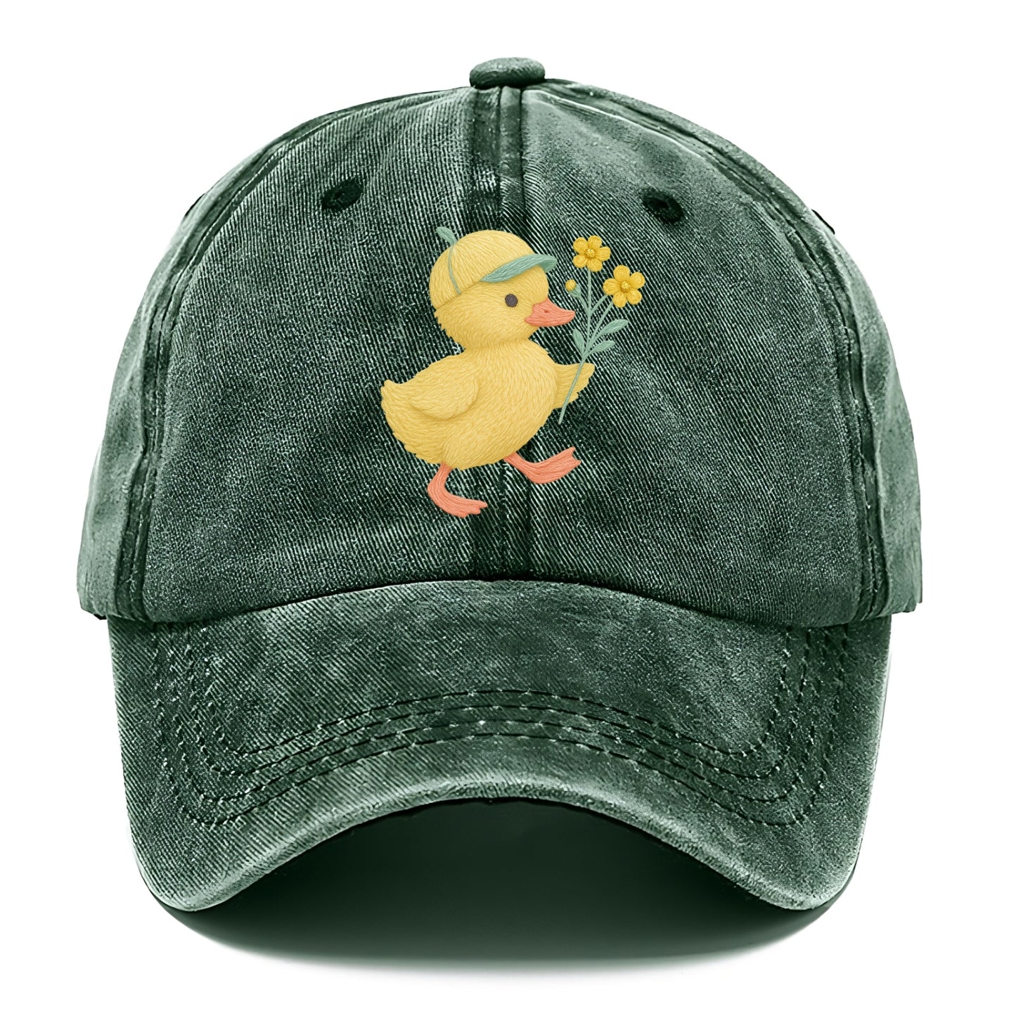 Yellow Duckling - Classic Cap - Forest Mist(Green)