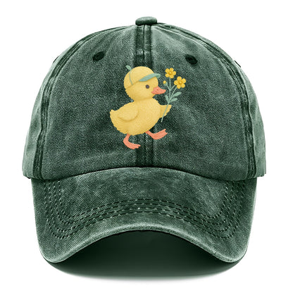 Yellow Duckling - Classic Cap - Forest Mist(Green)