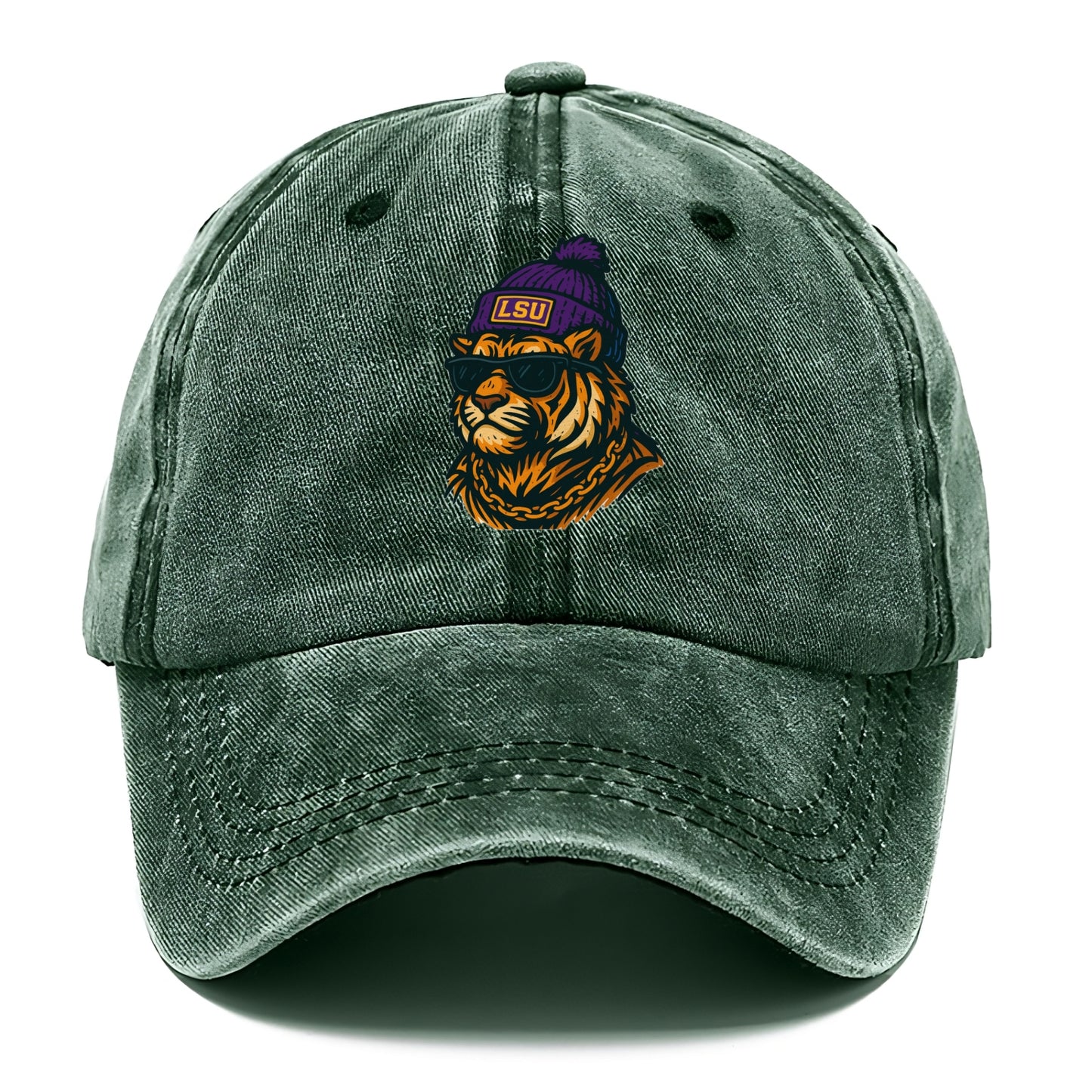 LSU Mike Tiger - Classic Cap - Forest Mist(Green)