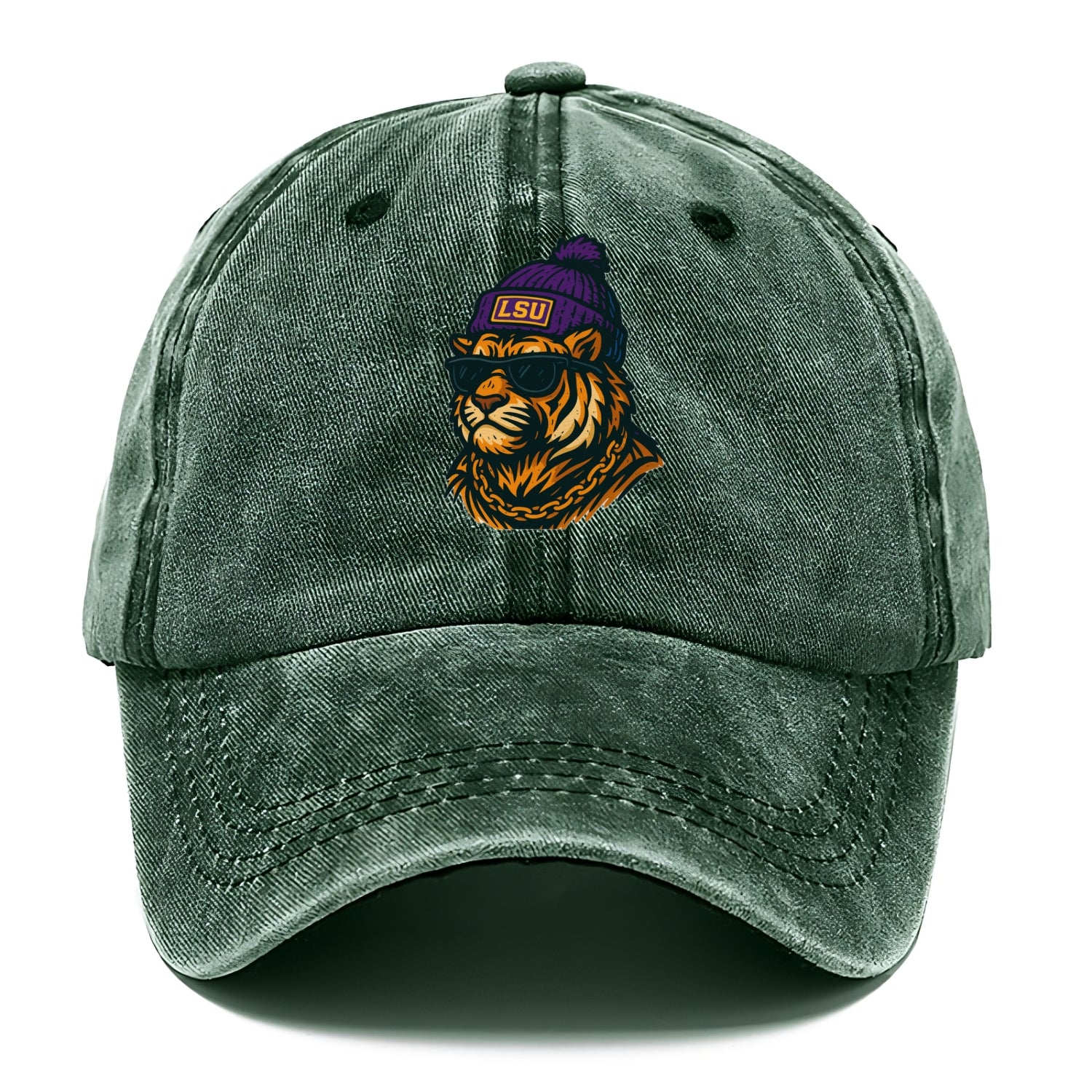 LSU Mike Tiger - Classic Cap - Forest Mist(Green)