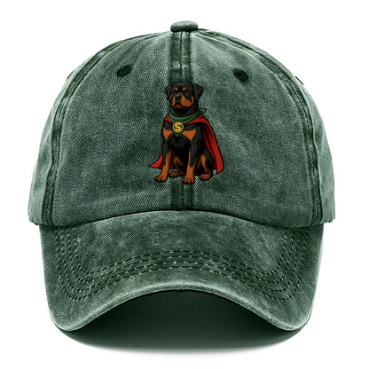 Rottweiler Strong Hero  - Classic Cap - Forest Mist(Green)