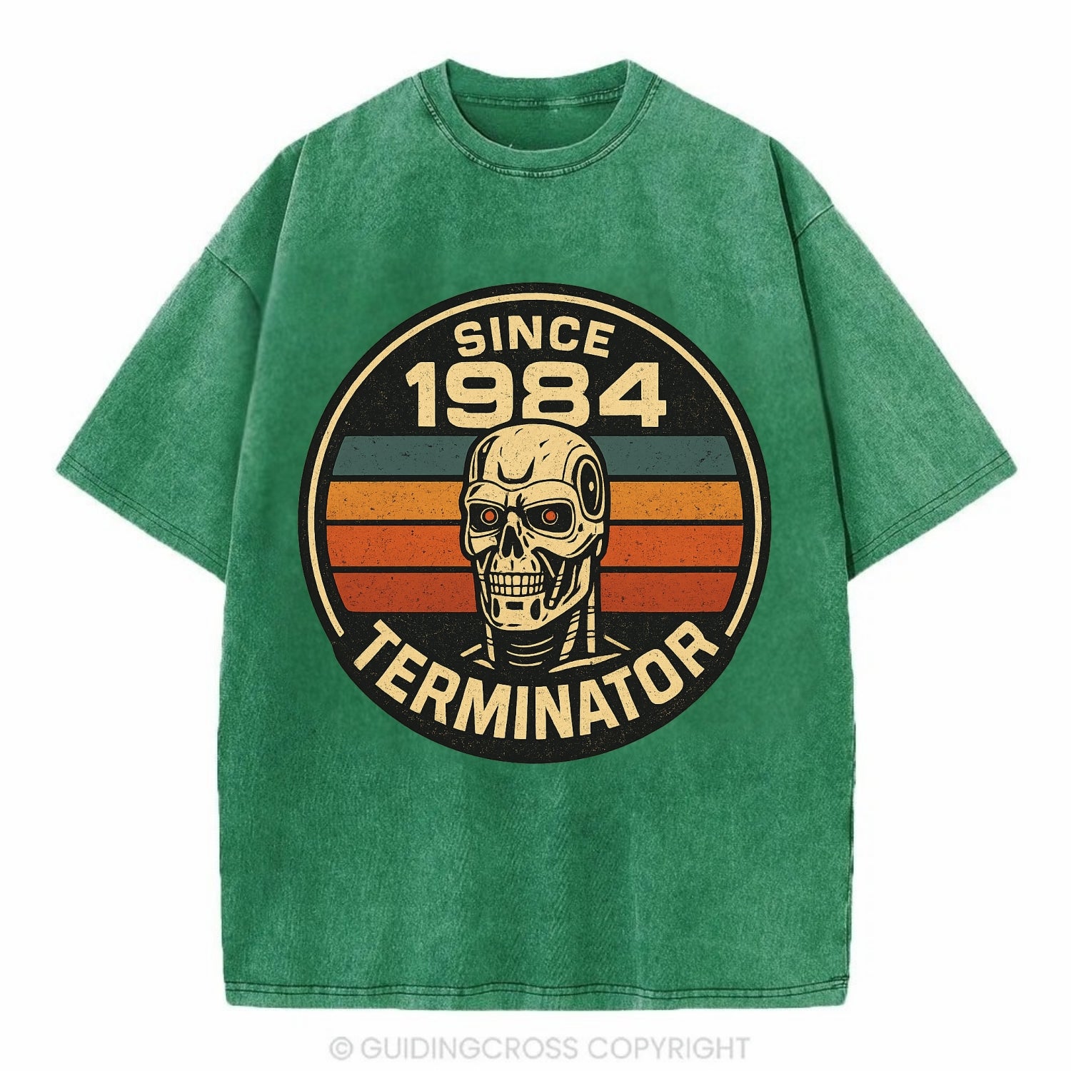 Terminator - Vintage T-shirt - Forest Mist(Green)