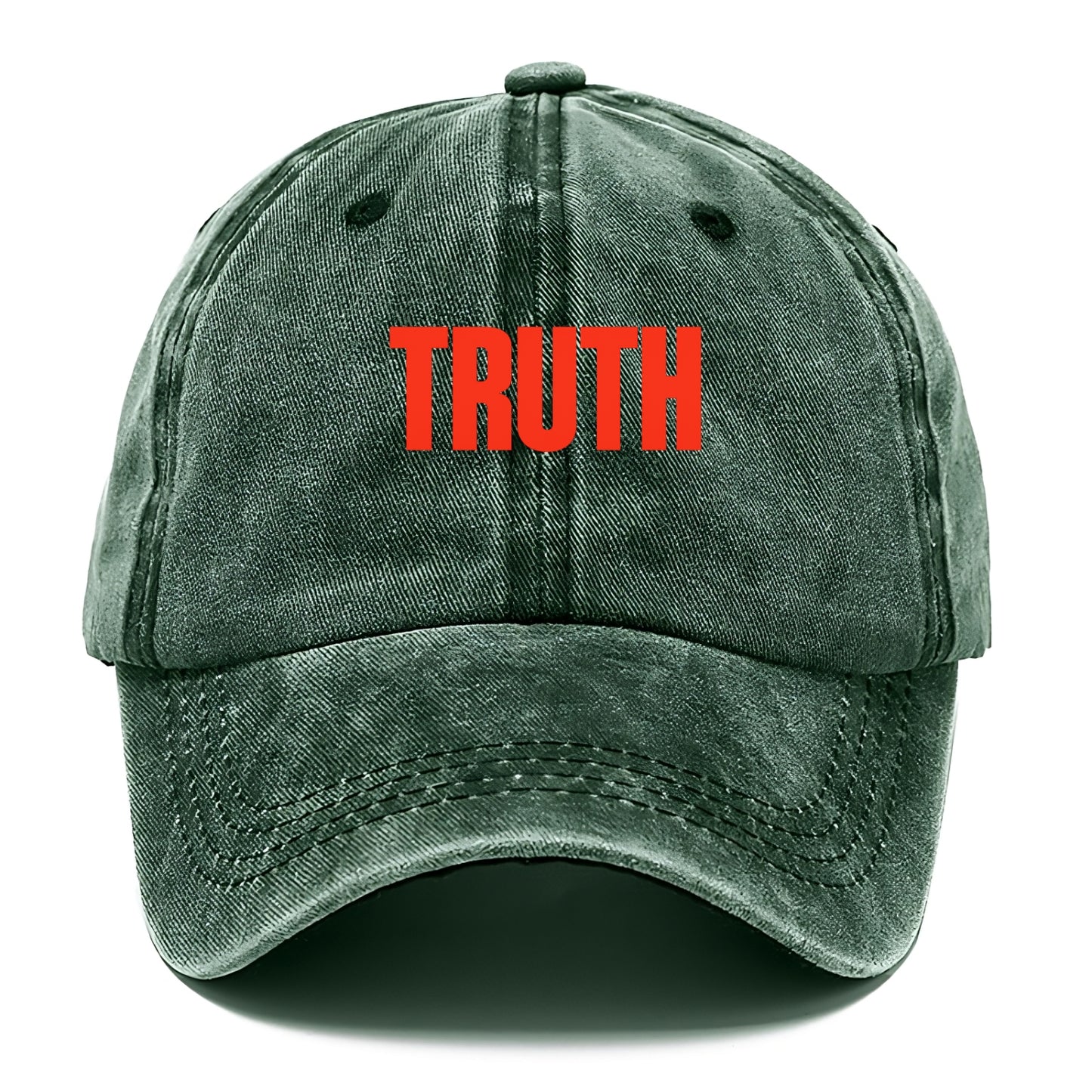 Bold typography design - "TRUTH" - honesty, reality - Classic Cap - Forest Mist(Green)