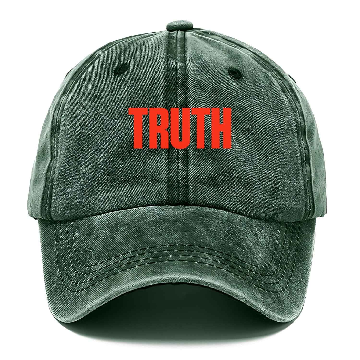 Bold typography design - "TRUTH" - honesty, reality - Classic Cap - Forest Mist(Green)