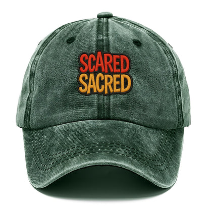 SCARED;SACRED JOURNEY Spiritual Purple Hat - Classic Cap - Forest Mist(Green)