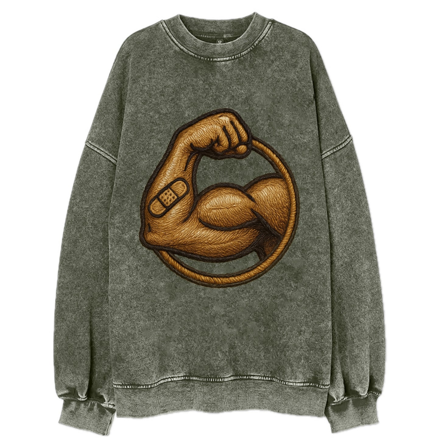 Sore Today Strong Tomorrow  - Vintage Sweatshirt - Forest Mist(Green)