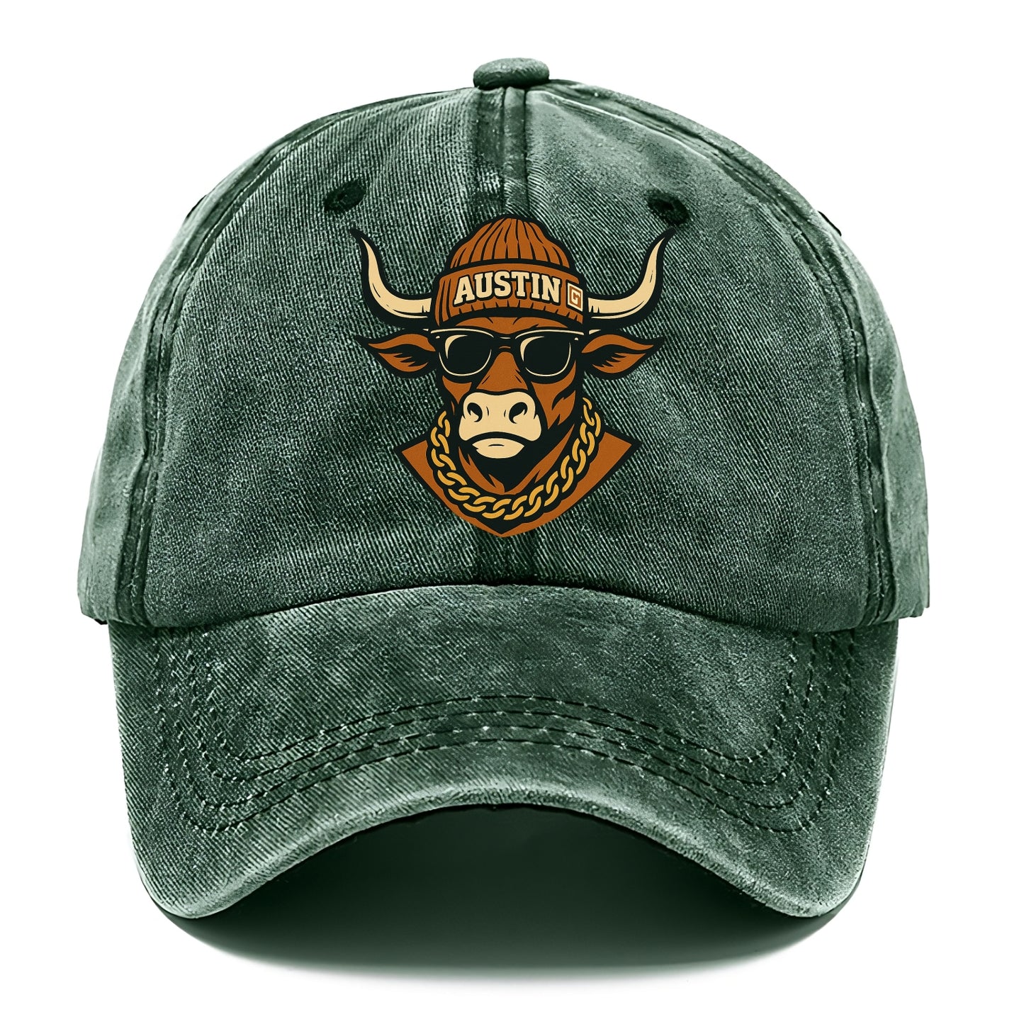 Austin Longhorn - Classic Cap - Forest Mist(Green)