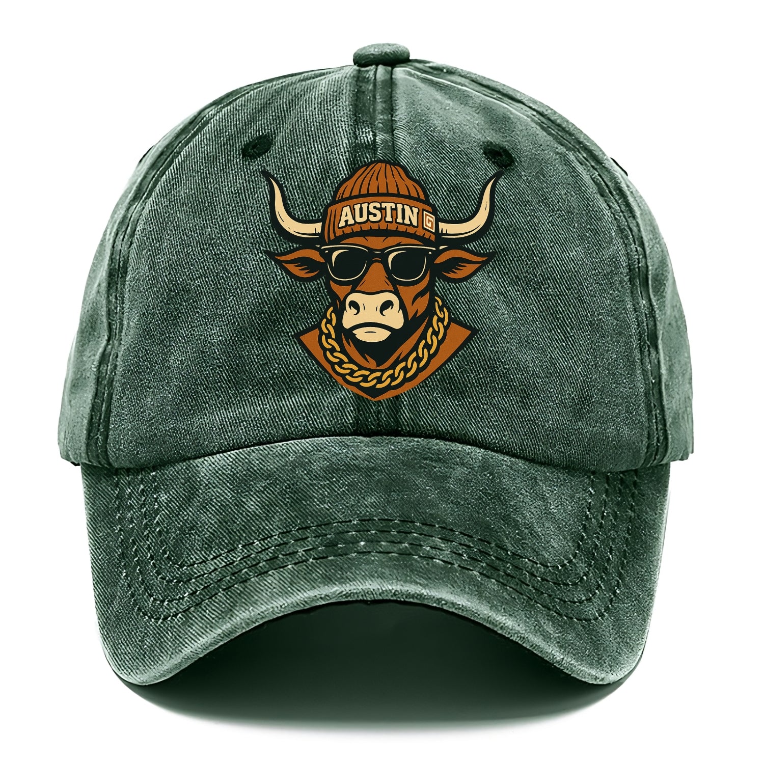 Austin Longhorn - Classic Cap - Forest Mist(Green)
