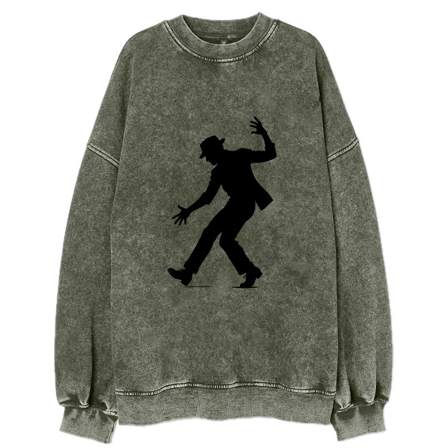 Tap dancer dramatic step - Vintage Sweatshirt - Forest Mist(Green)