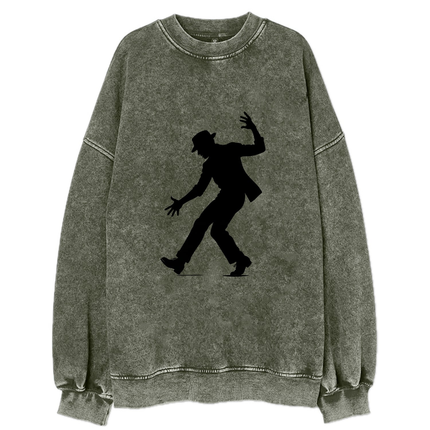 Tap dancer dramatic step - Vintage Sweatshirt - Forest Mist(Green)