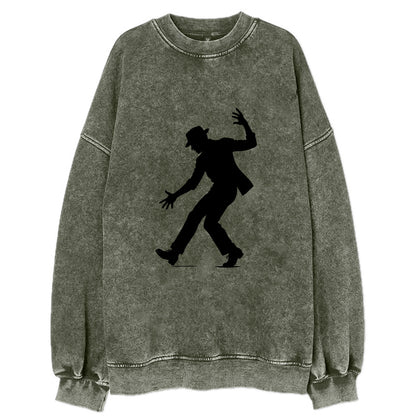 Tap dancer dramatic step - Vintage Sweatshirt - Forest Mist(Green)