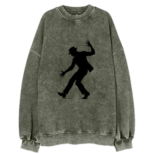 Tap dancer dramatic step - Vintage Sweatshirt - Forest Mist(Green)