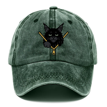 Black Maine Coon - Classic Cap - Forest Mist(Green)