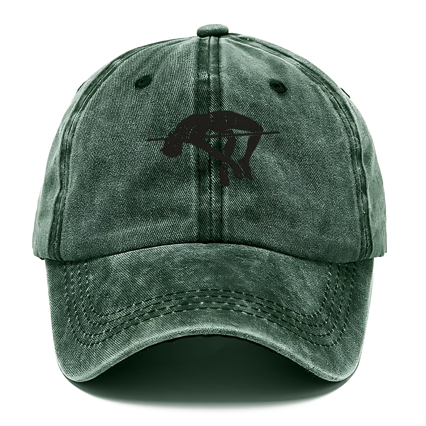 High jumper arching over bar - Classic Cap - Forest Mist(Green)