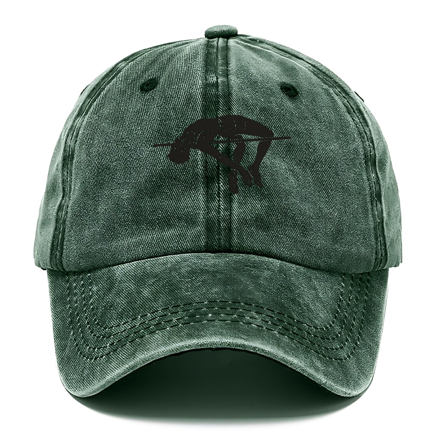 High jumper arching over bar - Classic Cap - Forest Mist(Green)