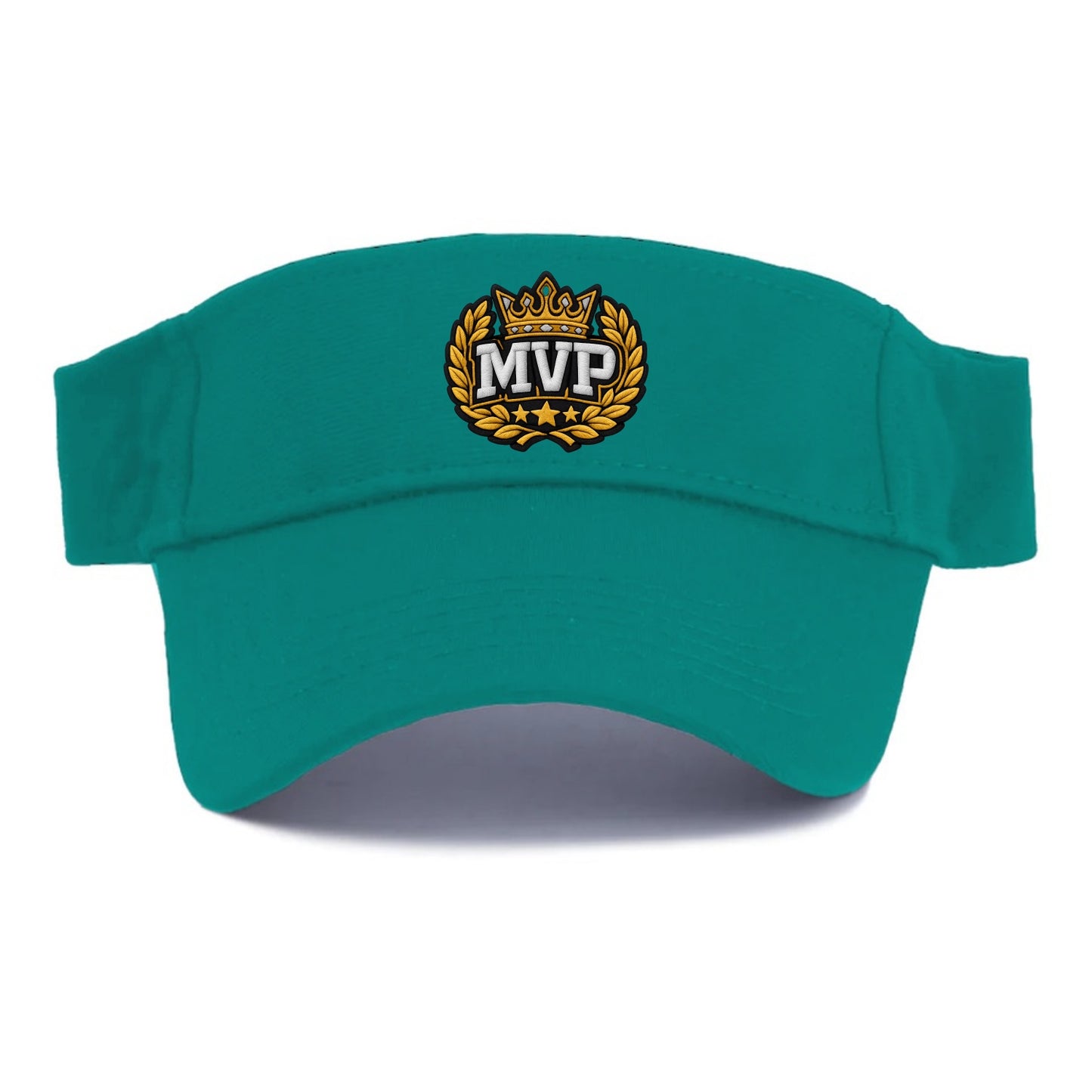 MVP CROWN - crown with laurels in gold , most valuable - Visor - Forest Mist(Green)