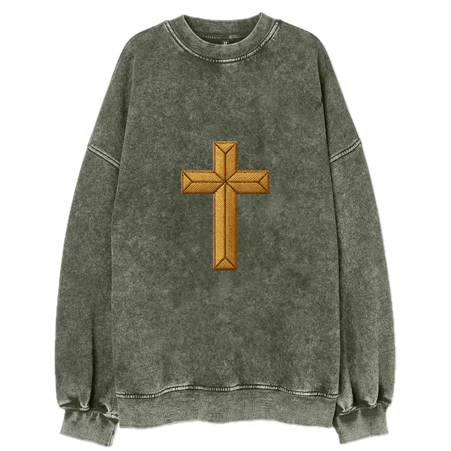 Rock Cross  - Vintage Sweatshirt - Forest Mist(Green)