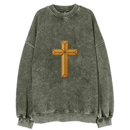 Rock Cross  - Vintage Sweatshirt - Forest Mist(Green)