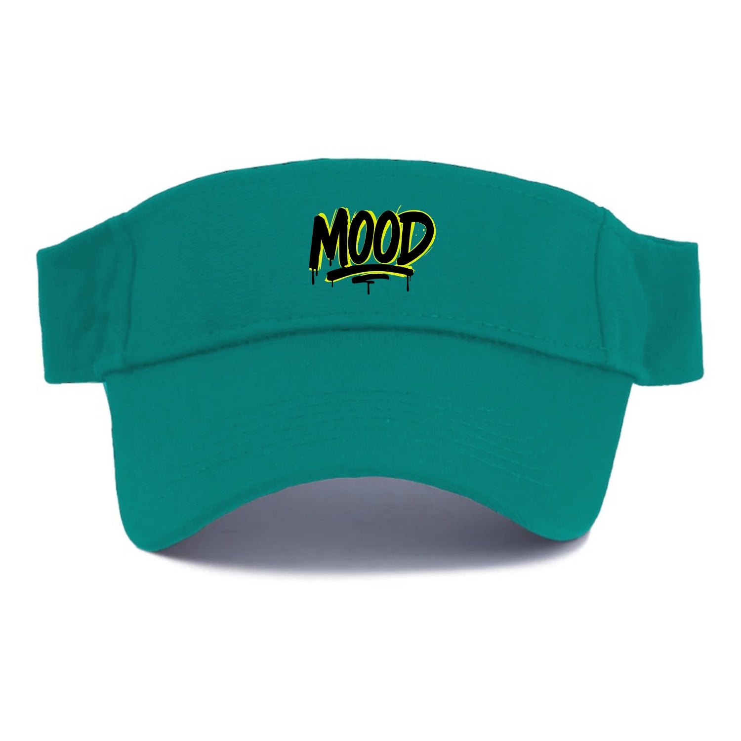 Bold typography design - "MOOD" - current state, feeling it - Visor - Forest Mist(Green)