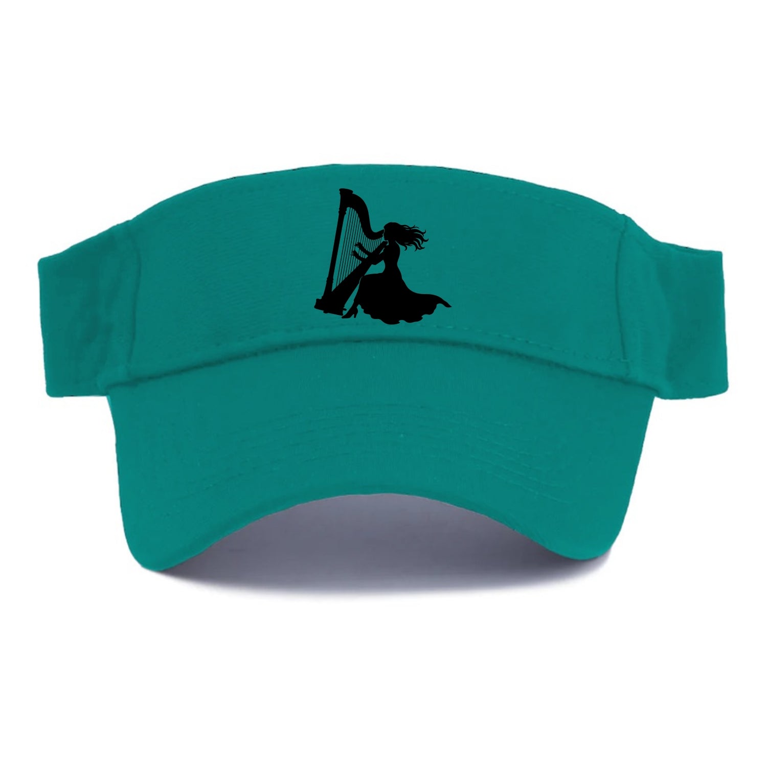 Harpist playing ethereal melody - Visor - Forest Mist(Green)