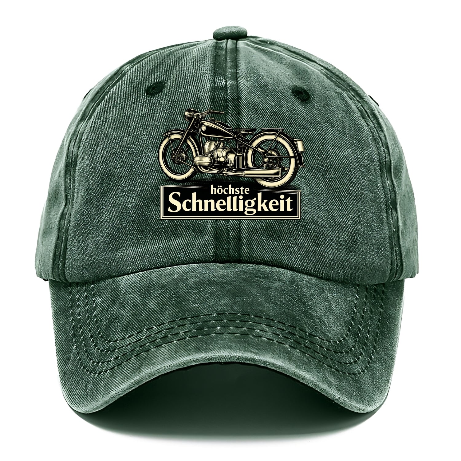 German Speed Motorcycle - Classic Cap - Forest Mist(Green)