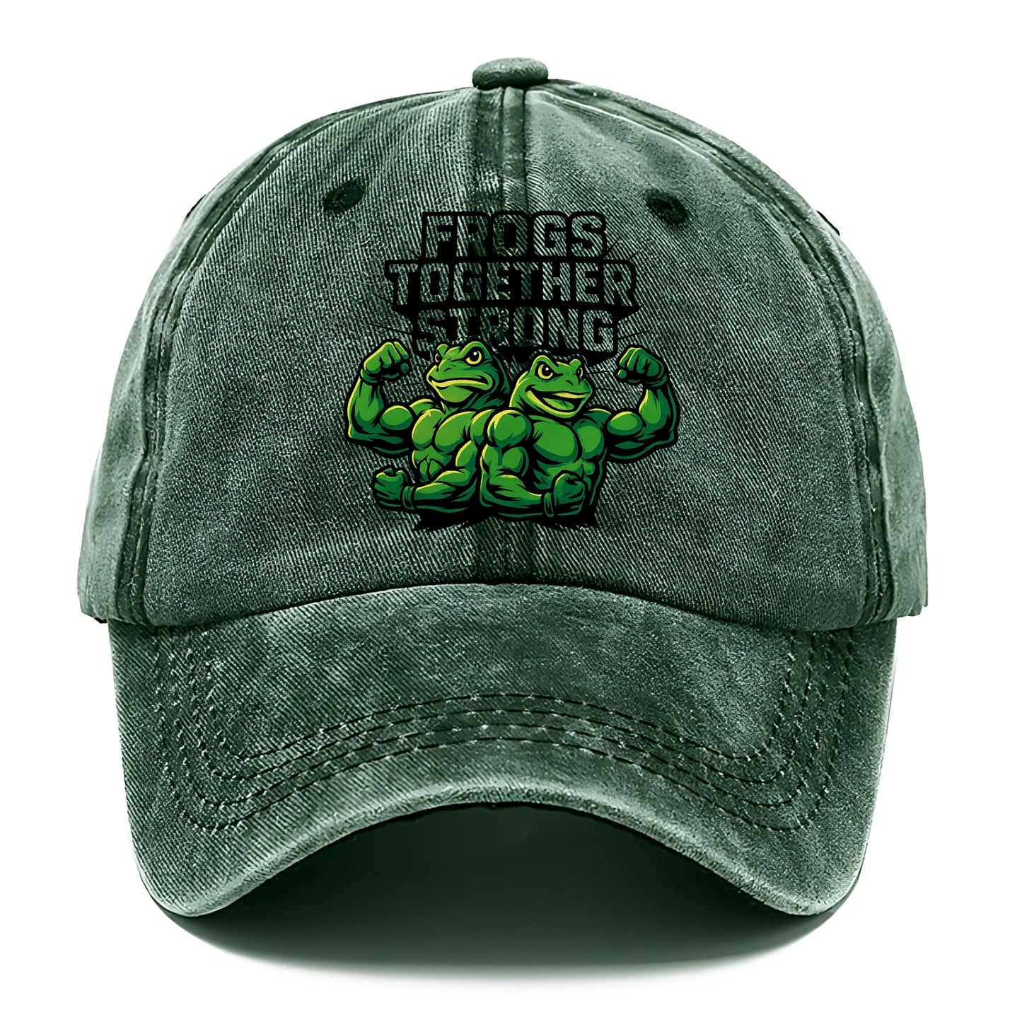 Frogs Together Strong - Classic Cap - Forest Mist(Green)