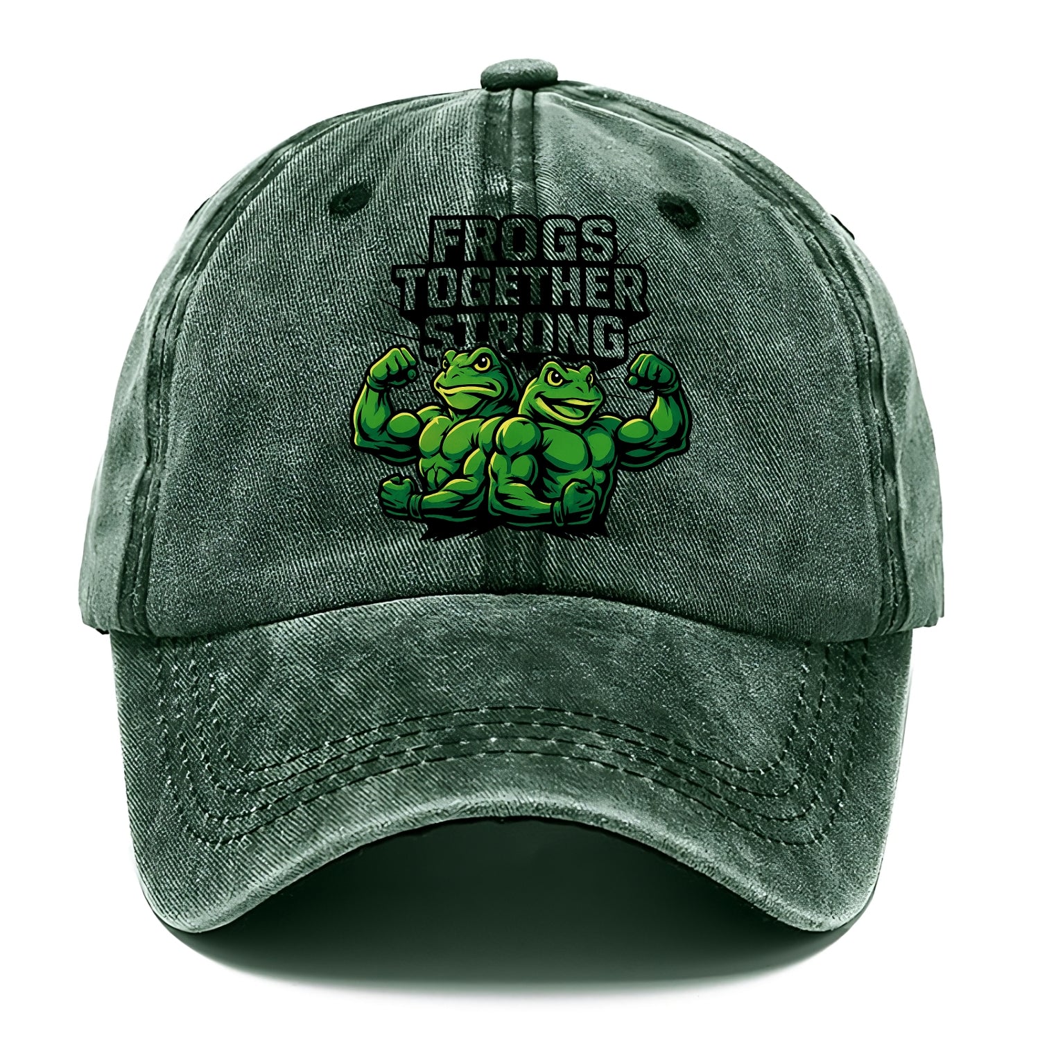 Frogs Together Strong - Classic Cap - Forest Mist(Green)
