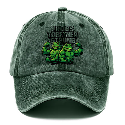 Frogs Together Strong - Classic Cap - Forest Mist(Green)