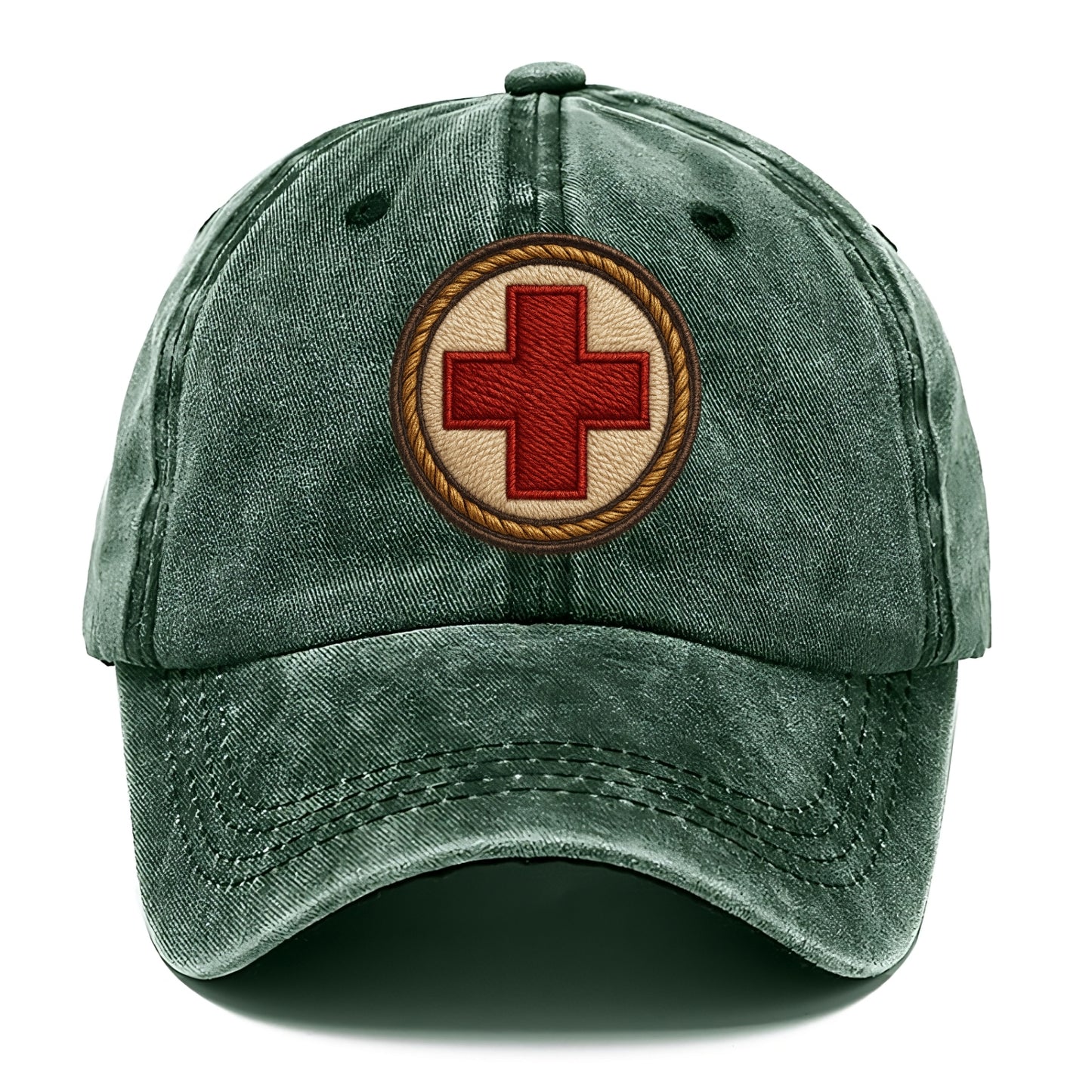 Medical Cross  - Classic Cap - Forest Mist(Green)